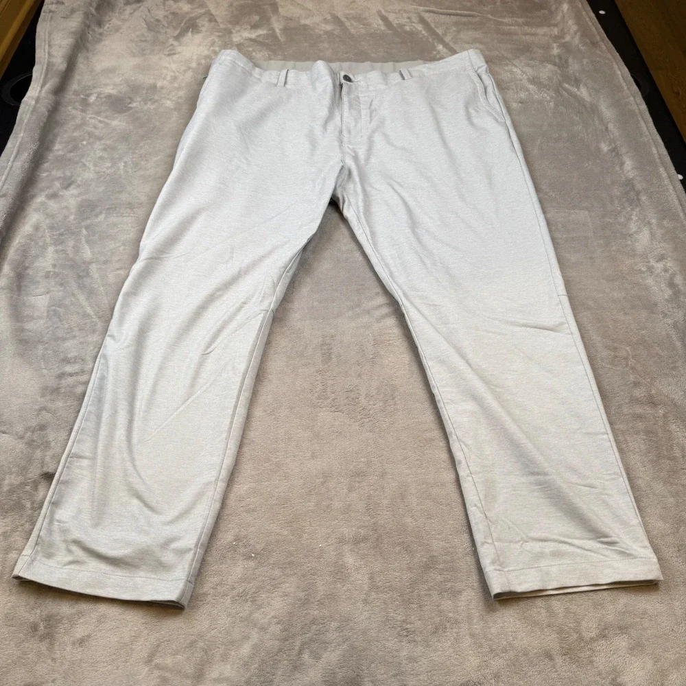 Tommy Bahama On The‎ Par Flat Front Light Gray Pants - Mens 46 x 30